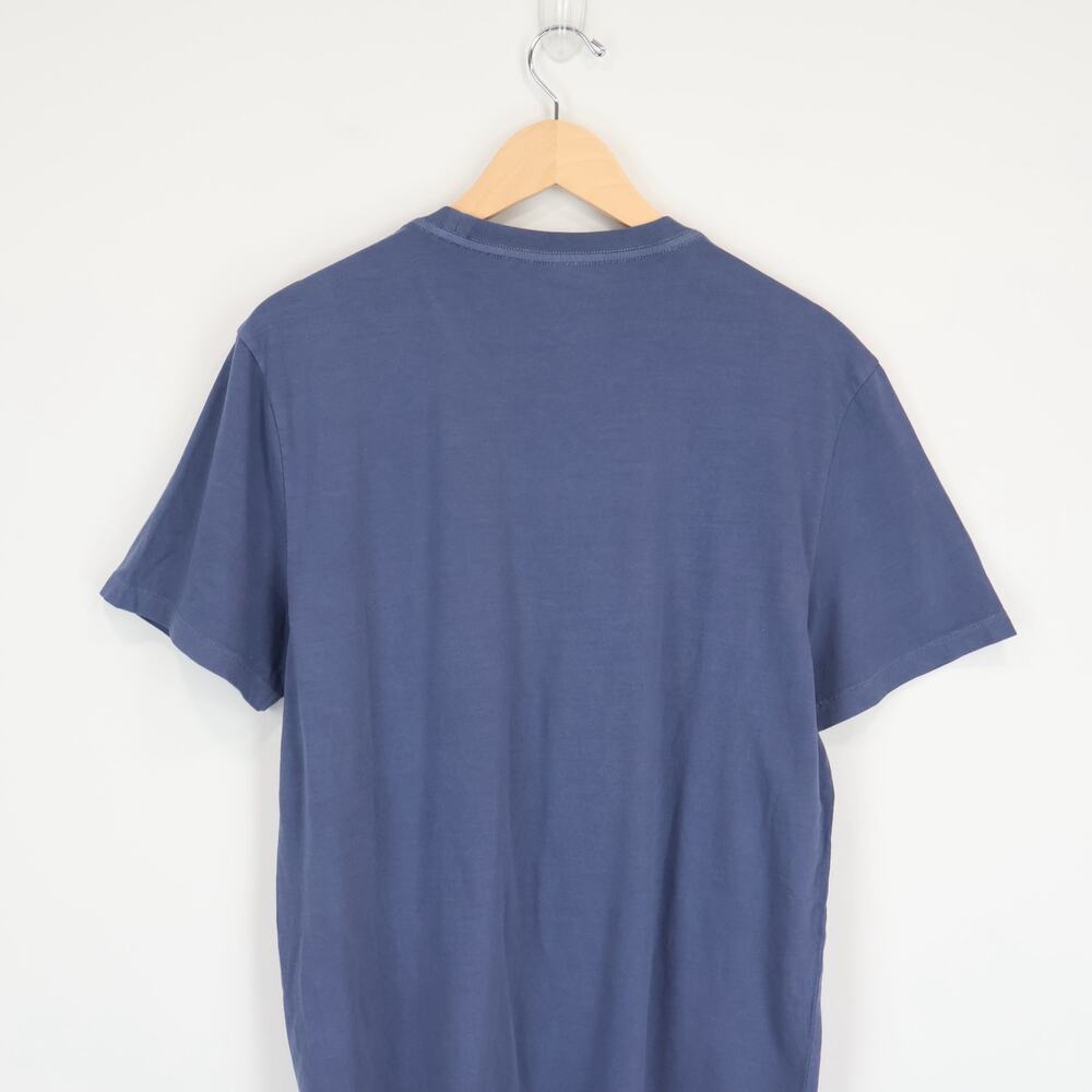 Everlane The Essential Organic Garment Dyed Crew Navy Size Medium NWT - Picture 7 of 8